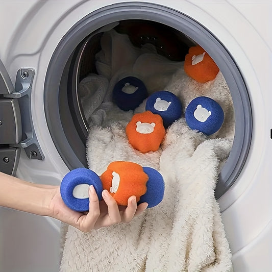 3/6/10pcs Pet Hair Remover For Washing Machine, Reusable Drying Balls, To Reduce Wrinkles And Save Washing Machine, Free Drying Time